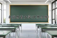 北京体育大学(中外合作)近三年录取分数线及位次：陕西2022-2024最低分