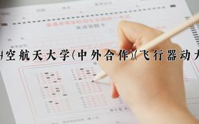 沈阳航空航天大学(中外合作)(飞行器动力工程)近三年录取分数线及位次：陕西2022-2024最低分