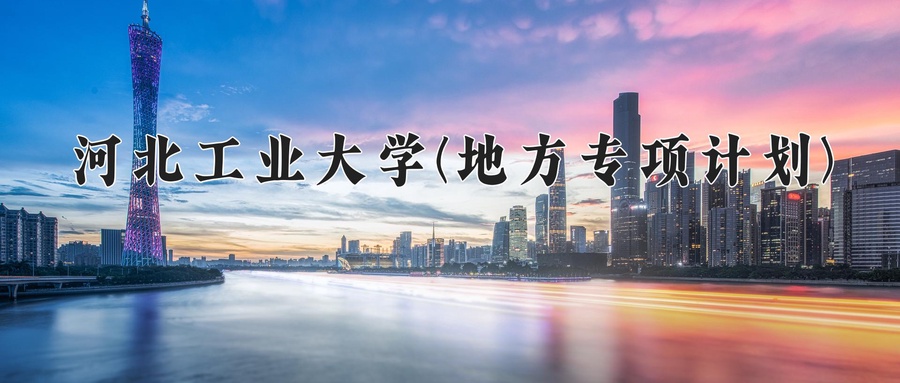 河北工业大学(地方专项计划)