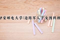 2024年西安邮电大学(边防军人子女预科班)录取分数线，河北最低495分