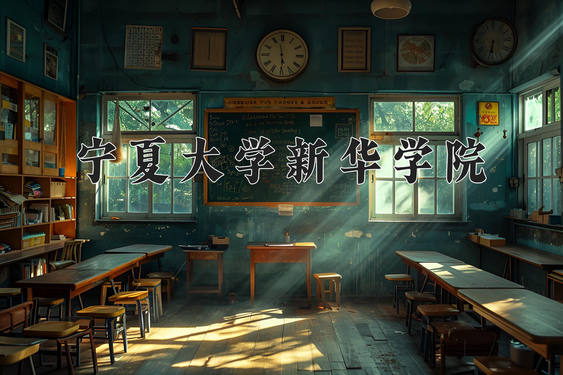 宁夏大学新华学院