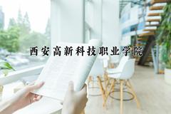 西安高新科技职业学院2024在陕西录取分数线是多少？最低285分/最高338分