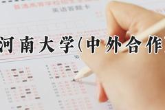 河南大学(中外合作)2024在河南录取分数线是多少？最低524分/最高559分