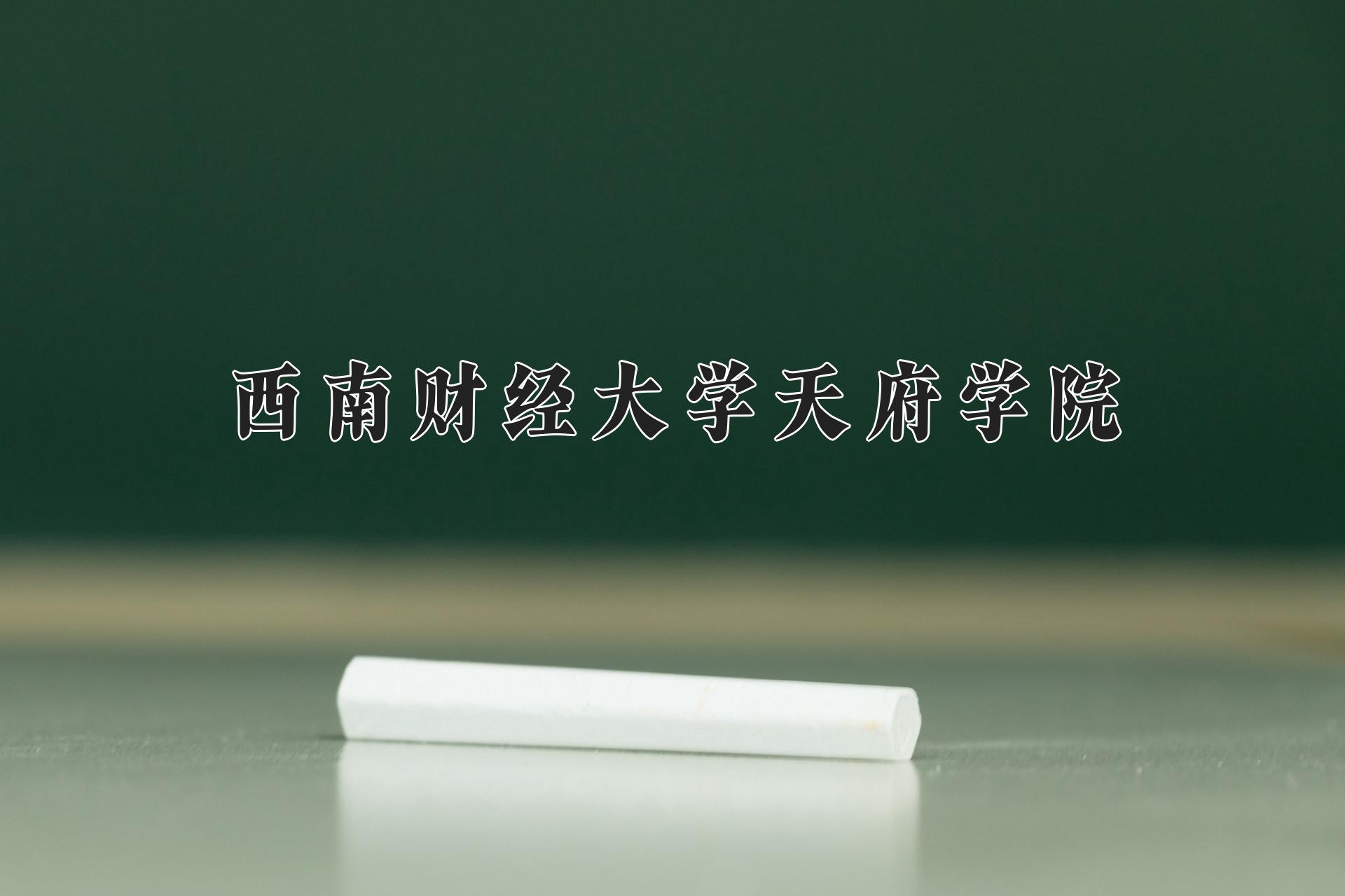 西南财经大学天府学院