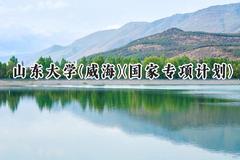 2024山东大学(威海)(国家专项计划)录取分数线：陕西最低551分