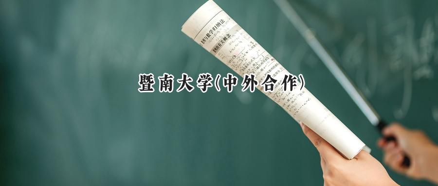 暨南大学(中外合作)