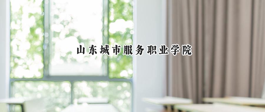 山东城市服务职业学院