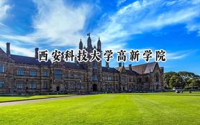 2024西安科技大学高新学院录取分数线：陕西最低356分