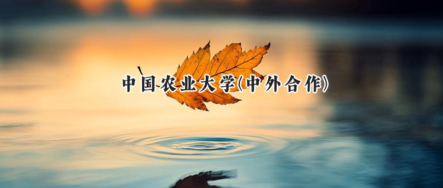 中国农业大学(中外合作)