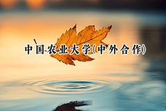 2024中国农业大学(中外合作)录取分数线：河南最低564分