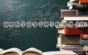 2024南阳医学高等专科学校(中外合作)录取分数线：河南最低196分
