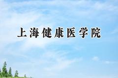 2024上海健康医学院录取分数线：河南最低523分