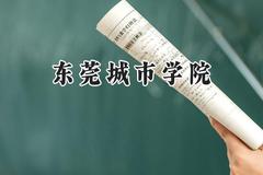 2024东莞城市学院录取分数线：云南最低383分