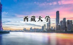 2024西藏大学录取分数线：天津最低573分