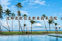 沈阳北软信息职业技术学院2024在辽宁录取分数线是多少？最低156分/最高309分