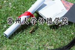 2024常州大学怀德学院录取分数线：宁夏最低402分