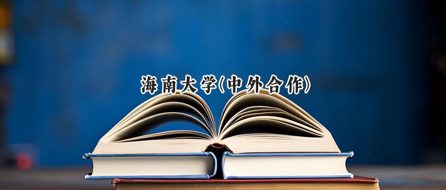 海南大学(中外合作)