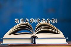 2024海南大学(中外合作)录取分数线：山西最低517分