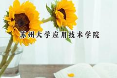 苏州大学应用技术学院2024在贵州录取分数线是多少？最低385分/最高473分