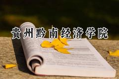 2024贵州黔南经济学院录取分数线：青海最低332分
