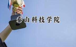 2024泰山科技学院录取分数线：青海最低198分