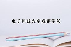 2024电子科技大学成都学院录取分数线：山西最低429分