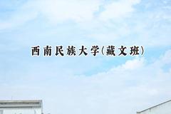 2024西南民族大学(藏文班)录取分数线：青海最低429分