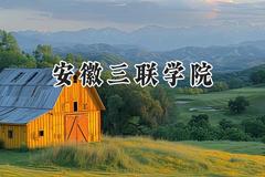 2024安徽三联学院录取分数线：江苏最低464分