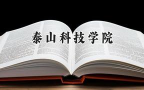 泰山科技学院2024在四川录取分数线是多少？最低243分/最高402分