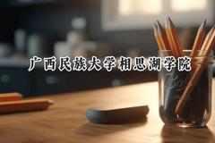 广西民族大学相思湖学院2024在贵州录取分数线是多少？最低417分/最高481分
