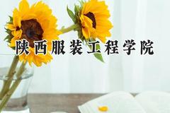 2024陕西服装工程学院录取分数线：青海最低166分