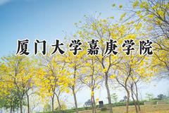 厦门大学嘉庚学院2024在江苏录取分数线是多少？最低462分/最高513分
