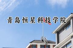 2024青岛恒星科技学院录取分数线：江苏最低243分
