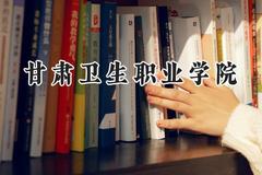 2024甘肃卫生职业学院录取分数线：青海最低313分