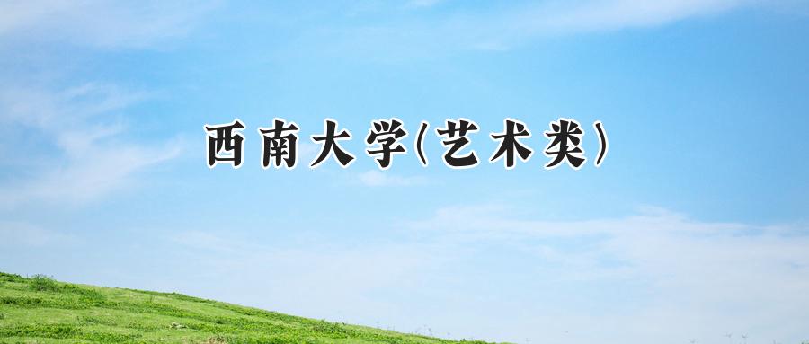 西南大学(艺术类)