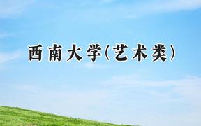 西南大学(艺术类)2024在四川录取分数线是多少？最低564分/最高592分