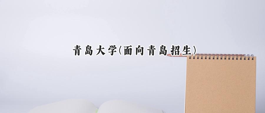 青岛大学(面向青岛招生)
