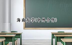 海南大学(中外合作)2024在福建录取分数线是多少？最低510分/最高582分