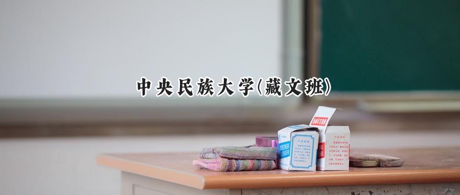 中央民族大学(藏文班)
